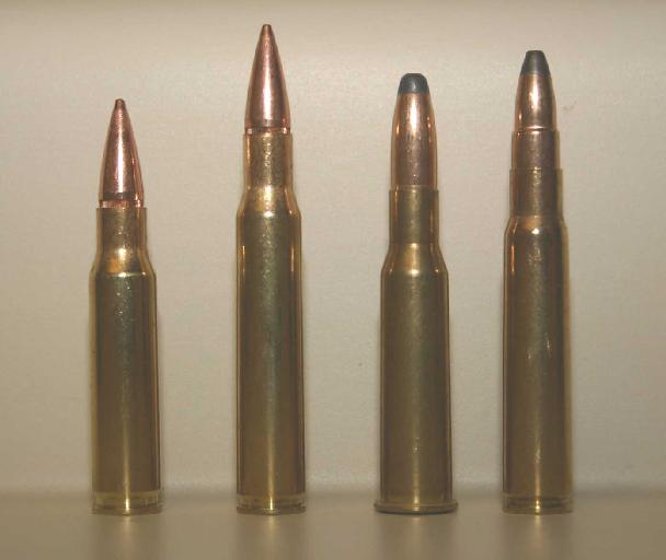 30 06 bullet. Members of the extended .30