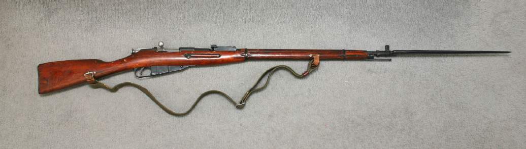 The Mosin-Nagant with fixed bayonet